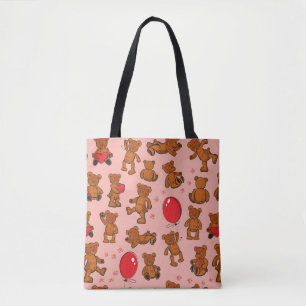 Beschaffenheit mit Teddybären, Herzen Tasche