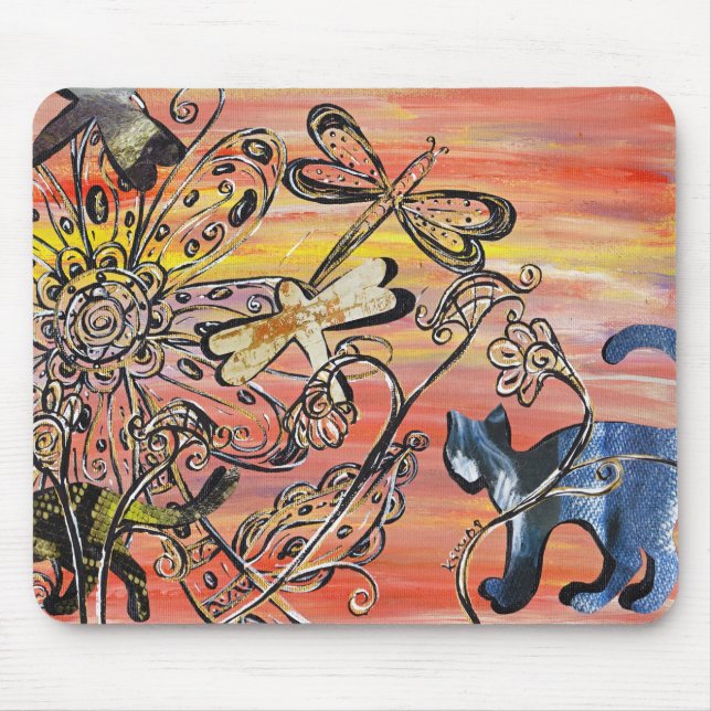 Beschaffenheits-Katzen Mousepad (Vorne)