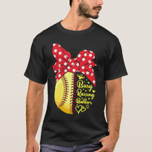 beschäftigt Baller Funny Softball Baseball Frauen T-Shirt