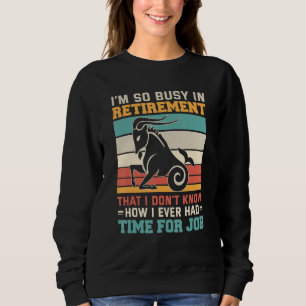 Beschäftigt im Ruhestand u2013 Sternzeichen Astrol Sweatshirt