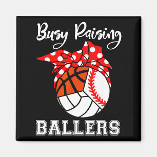 Beschäftigt mit der Erziehung von Ballspielern Bas Magnet