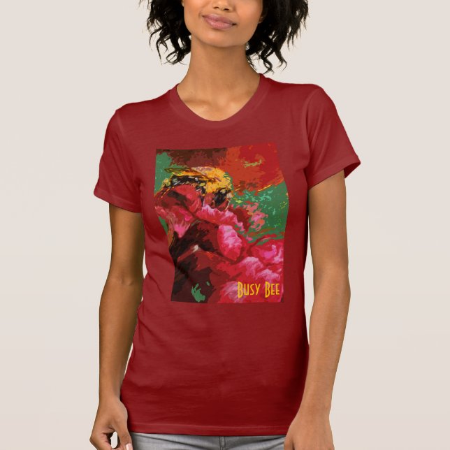 Beschäftigte Bienen-niedlicher T - Shirt (Vorderseite)