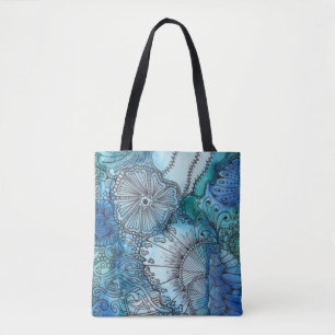 Beschäftigte blaue Taschen-Tasche Tasche