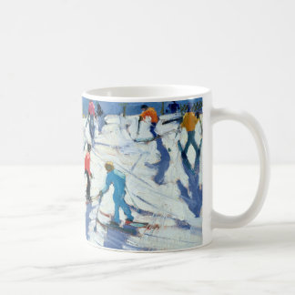 Beschäftigte Ski-Steigung Lofer 2004 Kaffeetasse