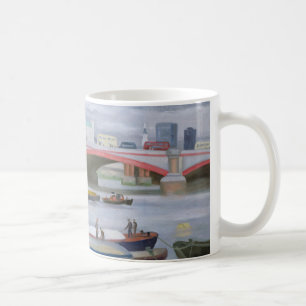 Beschäftigte Szene bei Blackfriars 2005 Kaffeetasse