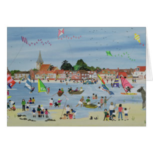 Beschäftigter Strand
