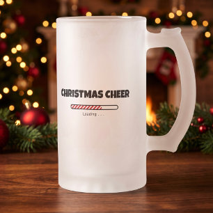 Beschäftigter Vater Urlaub Überleben Weihnachten Mattglas Bierglas