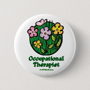 Beschäftigungstherapie-Blüte 2 Button