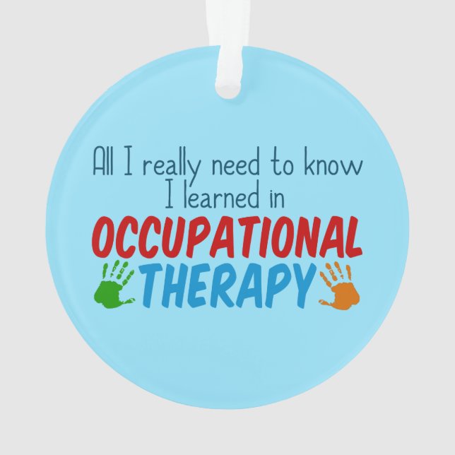 Beschäftigungstherapie Ornament (Rückseite)