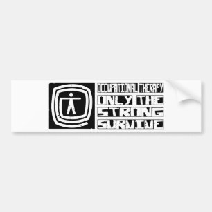 Beschäftigungstherapie überleben autoaufkleber