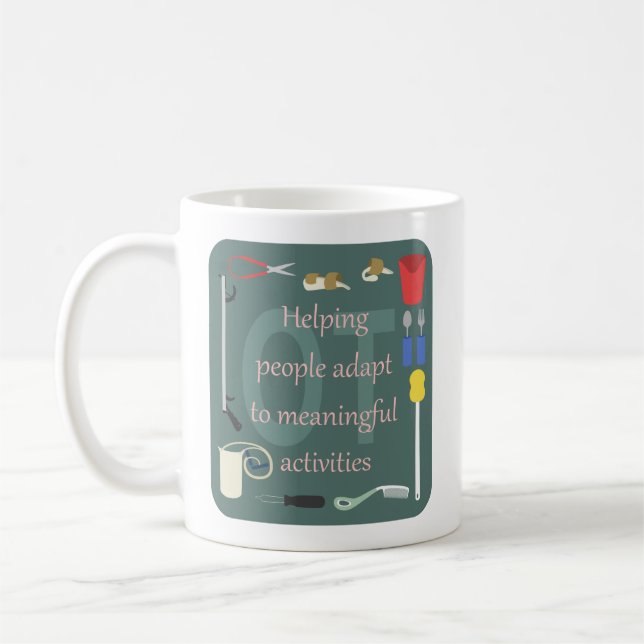 Beschäftigungstherapie-Werkzeuge für Kaffeetasse (Links)