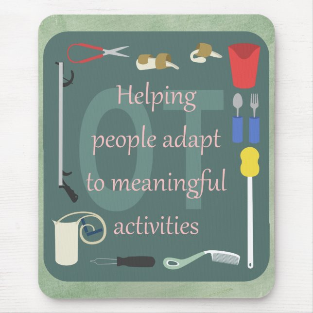Beschäftigungstherapie-Werkzeuge für Mousepad (Vorne)