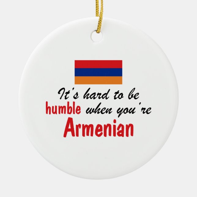 Bescheidener Armenian Keramikornament (Vorne)