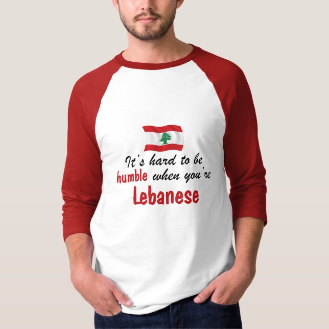 Bescheidener Libanese T-Shirt (Vorderseite)