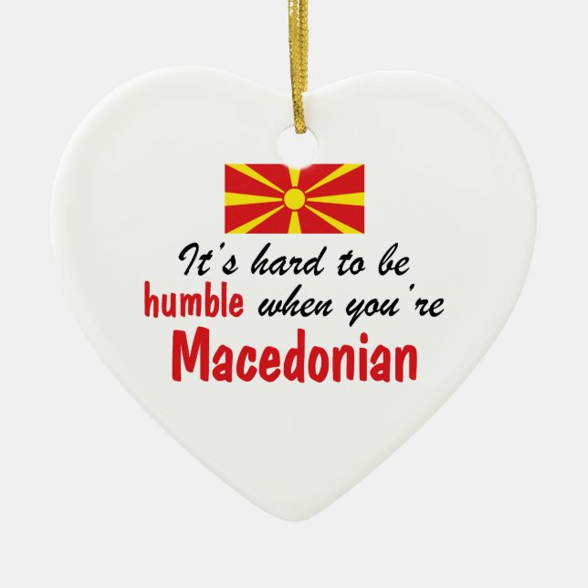 Bescheidener Macedonian Keramik Ornament (Vorne)