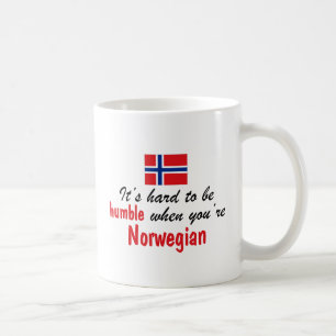 Bescheidener Norweger Kaffeetasse