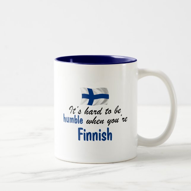 Bescheidenes finnisches zweifarbige tasse (Rechts)