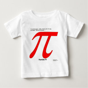 Bescheidenes Pi R Quadrat Lustig Baby T-shirt