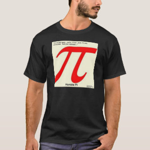 Bescheidenes Pi R Quadrat Lustig T-Shirt