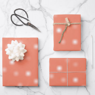 Bescheidenes Weiß, spielerisch und willkürlich ver Geschenkpapier Set