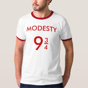 Bescheidenheit 9 kurzes die Hülsen-T-Shirt 3/4. T-Shirt
