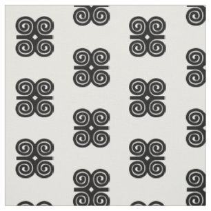 Bescheidenheit Adinkra Symbol Dwennimmen Stärken- Stoff