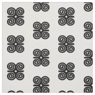 Bescheidenheit Adinkra Symbol Dwennimmen Stärken-| Stoff