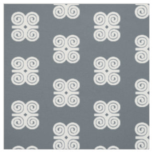 Bescheidenheit Adinkra Symbol Dwennimmen Stärken- Stoff
