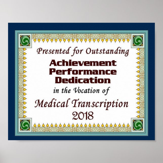 Bescheinigung 2018 MT Poster (Vorne)