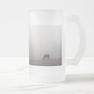 Beschlagener Glas Bierkrug mit Frost-Effekt Mattglas Bierglas