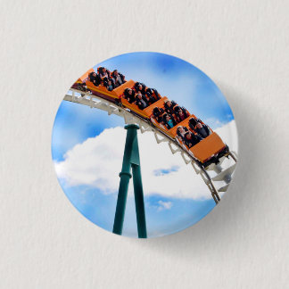 Beschleunigender orange Rollen-Untersetzer Button
