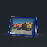 Beschleunigungsrennen für Züge Karte<br><div class="desc">Alles Gute zum Geburtstag, Züge und Transportkarte entwarfen für Jungen und Kerle, ideal für Väter, Söhne, Onkel und jedermann, der Lieberäder.</div>