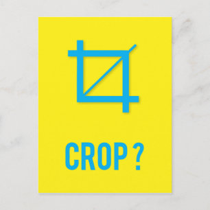 BESCHNEIDEN? POSTKARTE