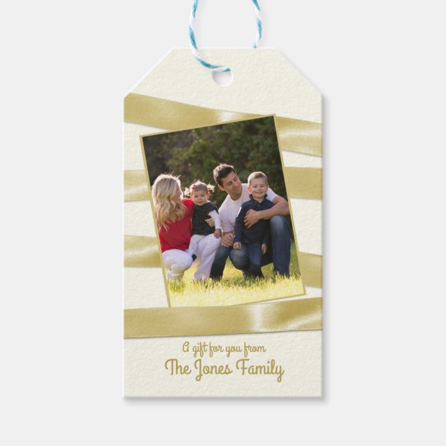 Beschneidung von Gold-Foto Geschenkanhänger (Vorderseite)