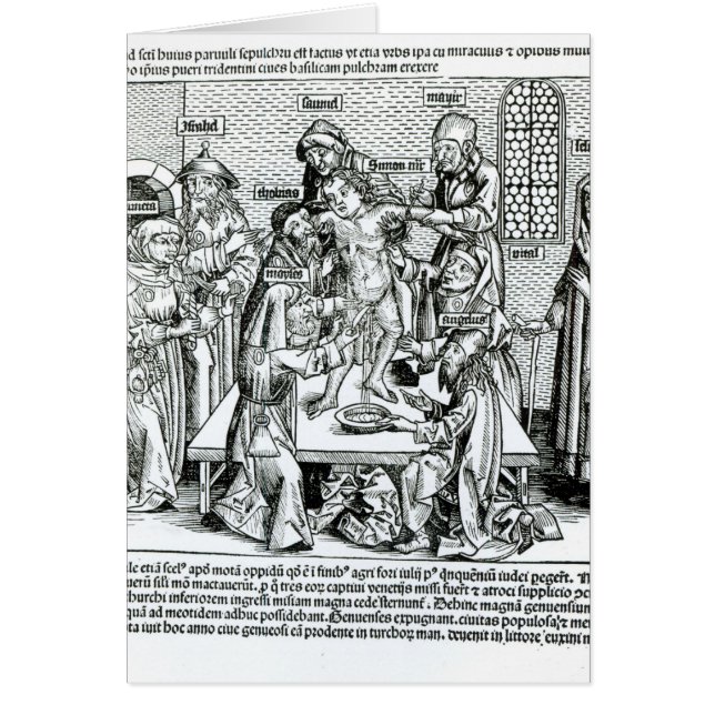 Beschneidung, von 'Liber Chronicarum (Vorne)