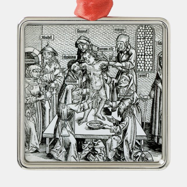 Beschneidung, von 'Liber Chronicarum Ornament Aus Metall (Vorne)