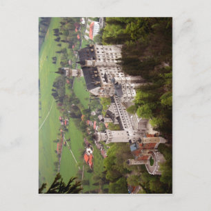 Beschreibung Das Schloss Neuschwanstein. Datum Aut Postkarte