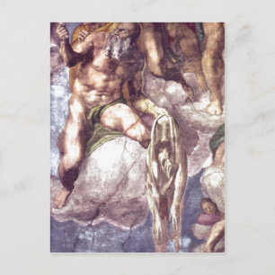 Beschreibung Detail Michelangelo Sixtinische Kapel Postkarte