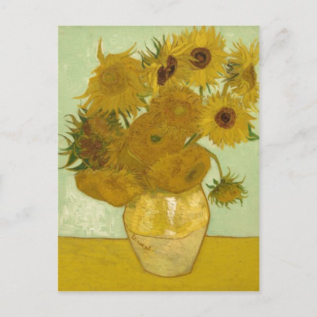 Beschreibung Vincent van Gogh, Stilleben mit 12 So Postkarte (Vorderseite)