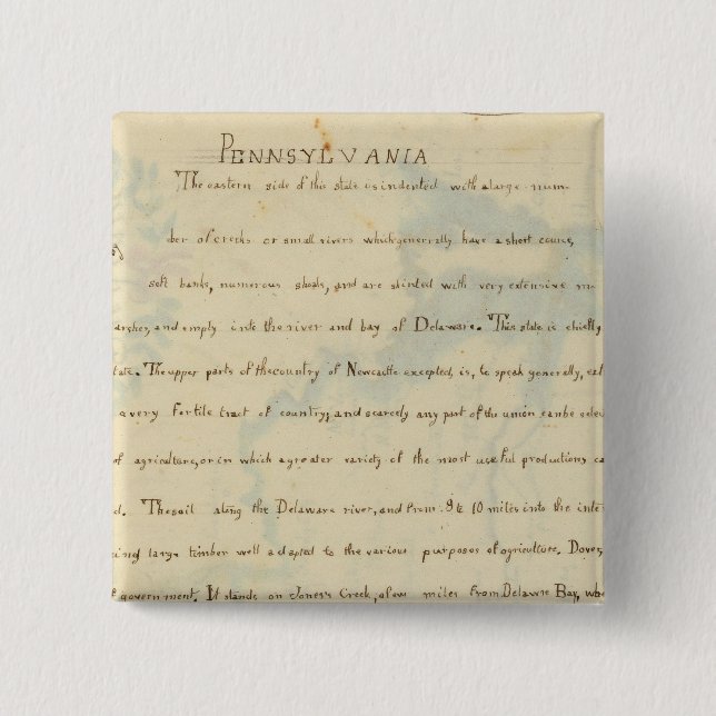 Beschreibung von Delaware Button (Vorderseite)