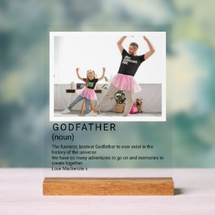 Beschreibung von Foto und Text Personalisierter Va Acrylschild