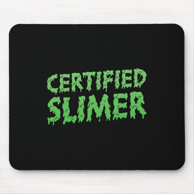 Beschriebener Slimer Halloween-Slime Mousepad (Vorne)