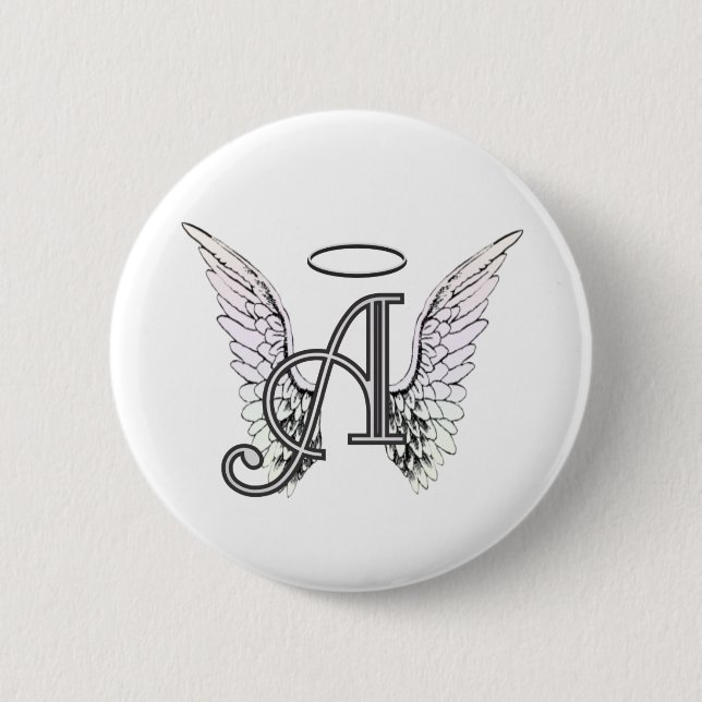 Beschriften Sie ein Anfangsmonogramm mit Button (Vorderseite)