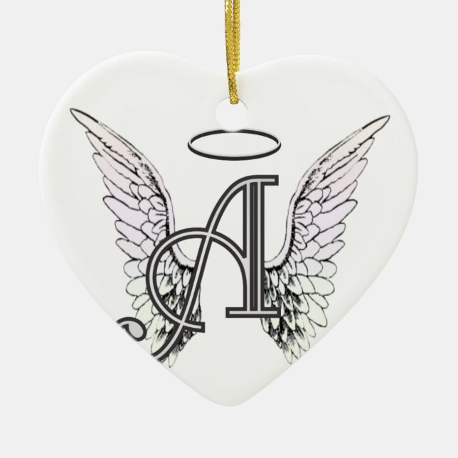 Beschriften Sie ein Anfangsmonogramm mit Keramikornament (Vorne)