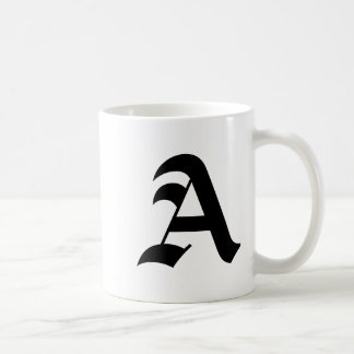 Beschriften Sie ein Tasse-Altes englisches mutiges Kaffeetasse