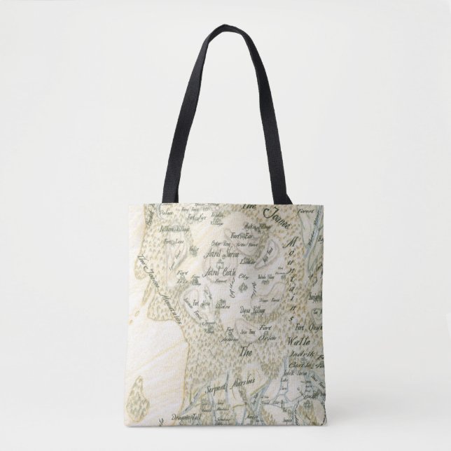 Beschriftete Karte von Trino Tasche (Vorderseite)