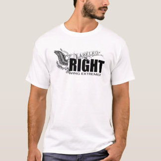 BESCHRIFTETER RECHTER FLÜGEL-EXTREMIST T - Shirt