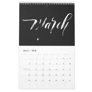 Beschriftungs-Kalender 2018 Kalender
