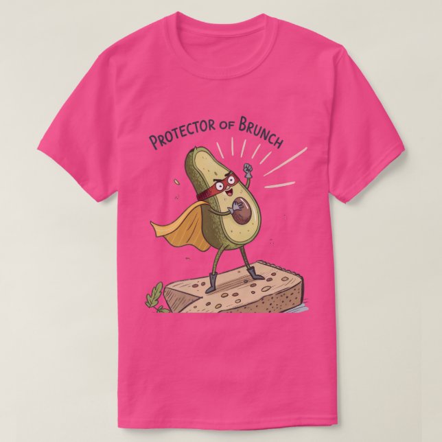 Beschützer von Brunch: Avocado Toast Titan T-Shirt (Design vorne)