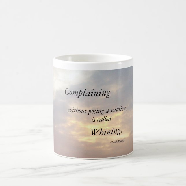 BESCHWERDE DER ROOSEVELT-TASSE KAFFEETASSE (Mittel)